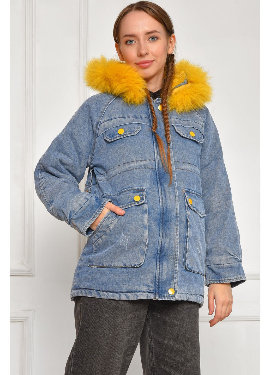 Синяя демисезонная куртка подростковая для девочки демисезонная синего цвета Let's Shop