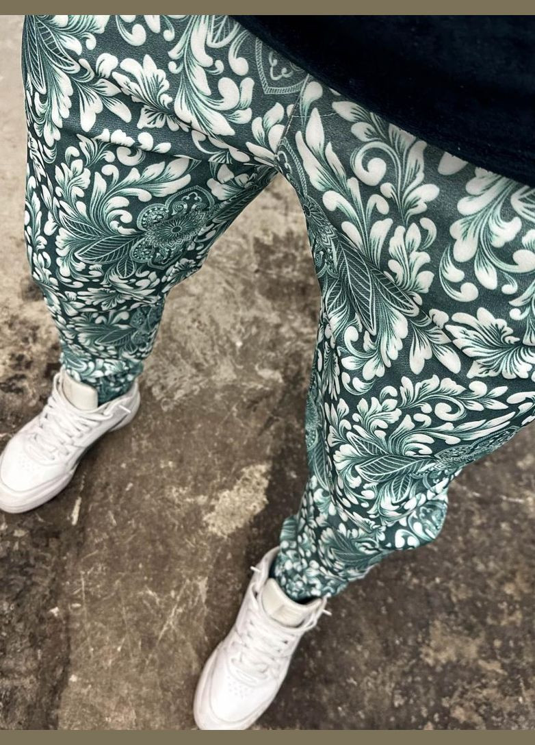 Комбинированные демисезонные брюки No Brand