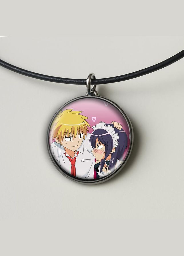 Підвіска (кулон) Аніме Президент - покоївка #01 (круглий) No Brand (328050899)