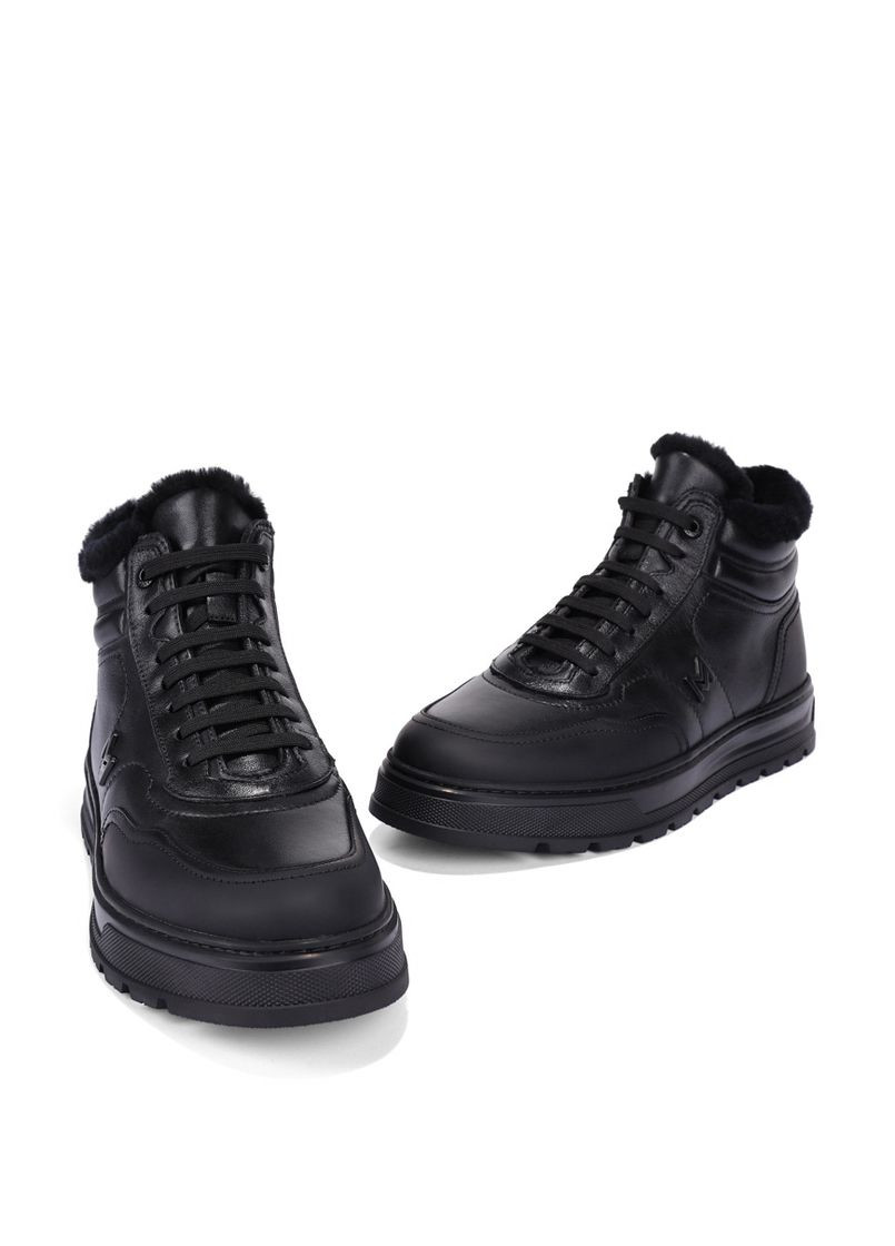 Чоловічі Черевики 533DH-95-751M Чорний Шкіра MIRATON (368754052)