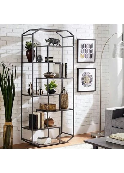 Стелаж для дому в стилі Лофт каркас металевий StepLoft Rack-137 No Brand (354338473)
