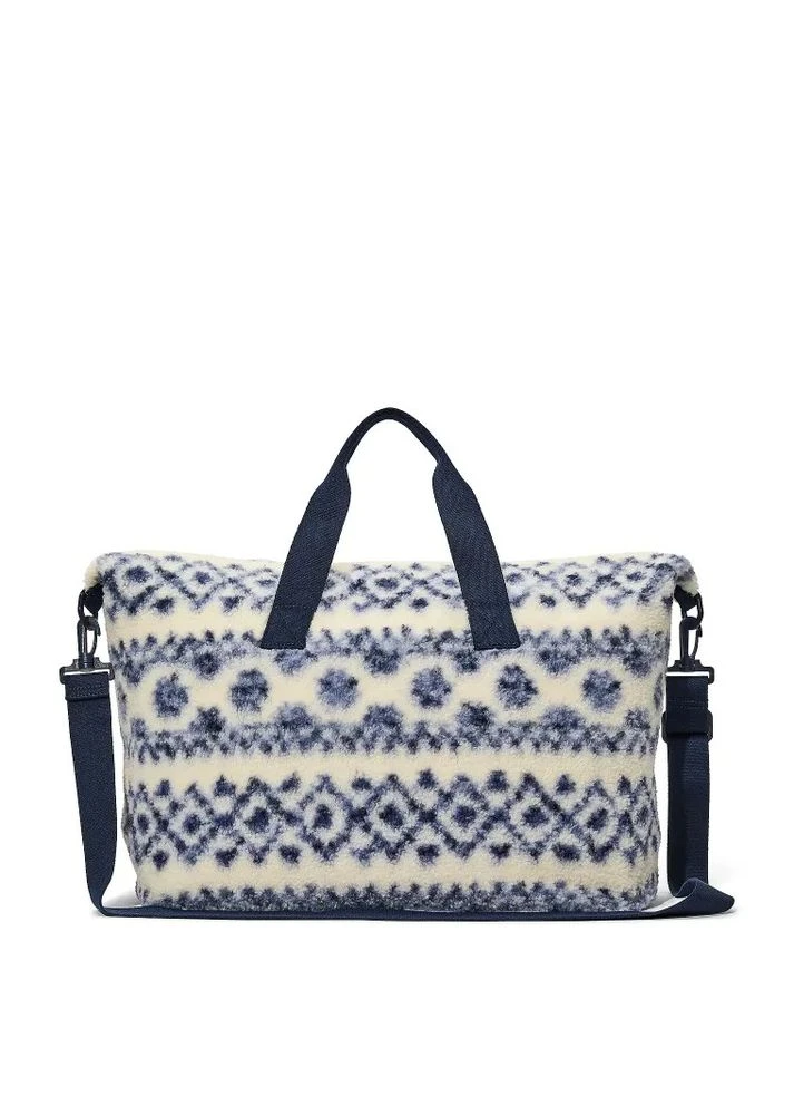 Сумка Cozy Plush Weekender White/Blue 27160241 Victoria's Secret (399358199)