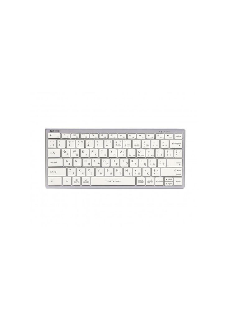 Клавіатура (m492834) A4Tech FBX51C Wireless/Bluetooth White (369029560)