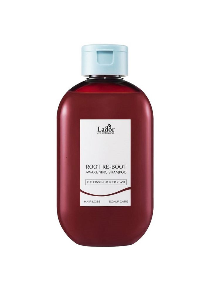 Шампунь з женьшенем для росту волосся Root Re-Boot Awakening Shampoo Red Ginseng & Beer Yeast 300 мл (8808033021502) La'dor (349754485)