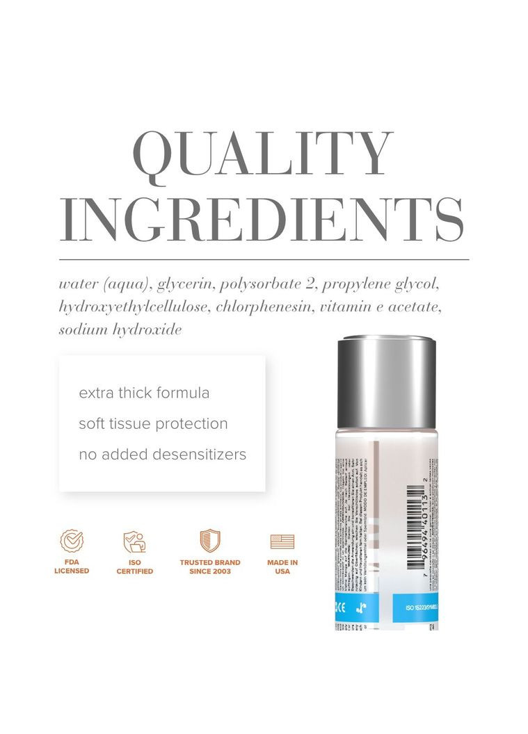 Анальна змазка ANAL H2O — THICK (120 мл) на водній основі System JO (297573714)