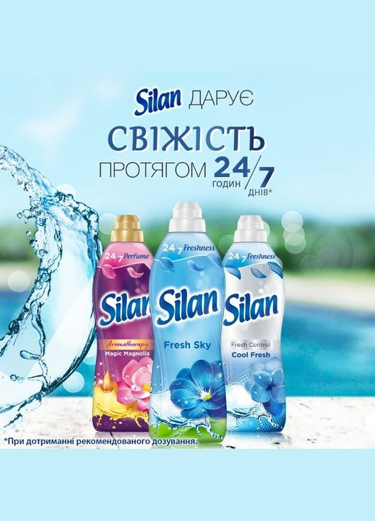 Ополіскувач для білизни Fresh Sky, 880 мл Silan (328308911)