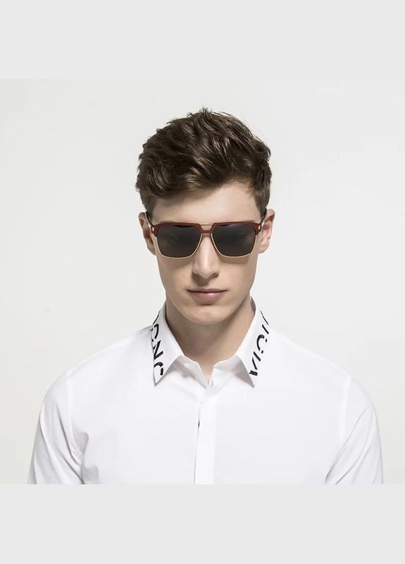 Чоловічі поляризаційні сонцезахисні окуляри 7206 Red Gray KINGSEVEN (308204278)