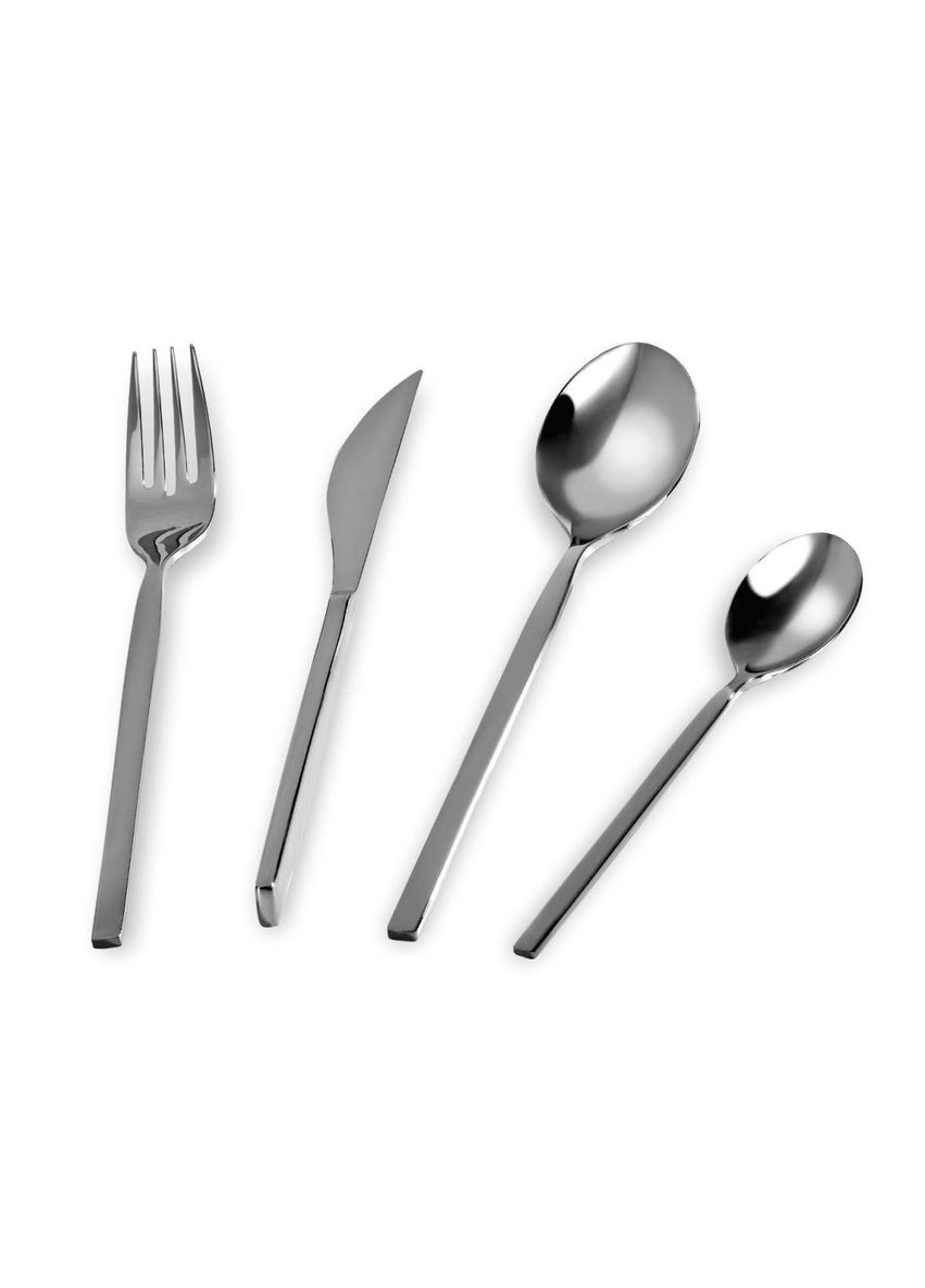 Набір столових приладів Lapislazzuli 725900024 24 сріблястий предмети Barazzoni (369527650)