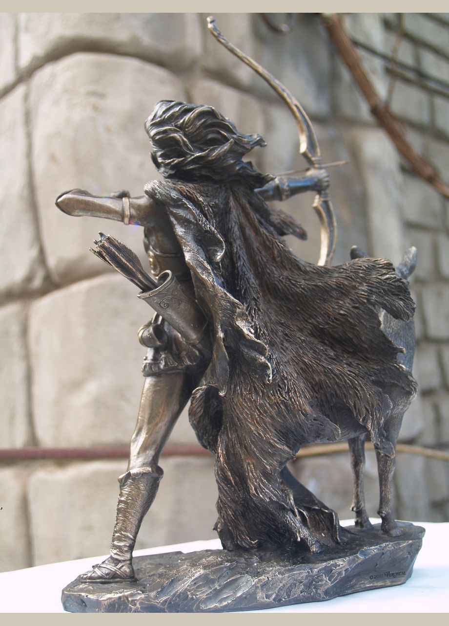 Статуэтка Богина охоты Артемида 31 см 75674 полистоун с бронзорвым покрытием Veronese (302239403)