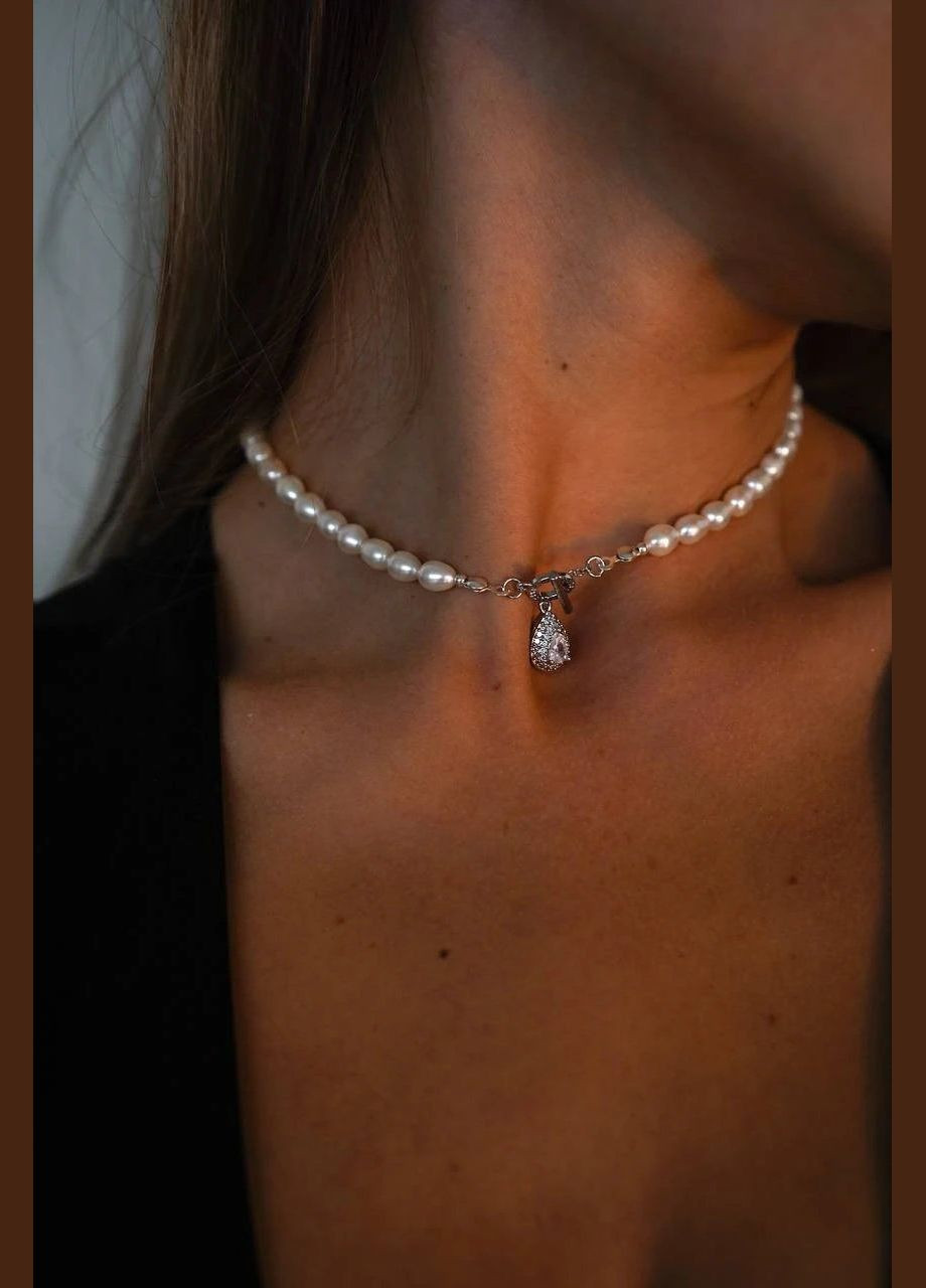 Кольє "Luxury Steel Drop" Le'Perle (312519897)