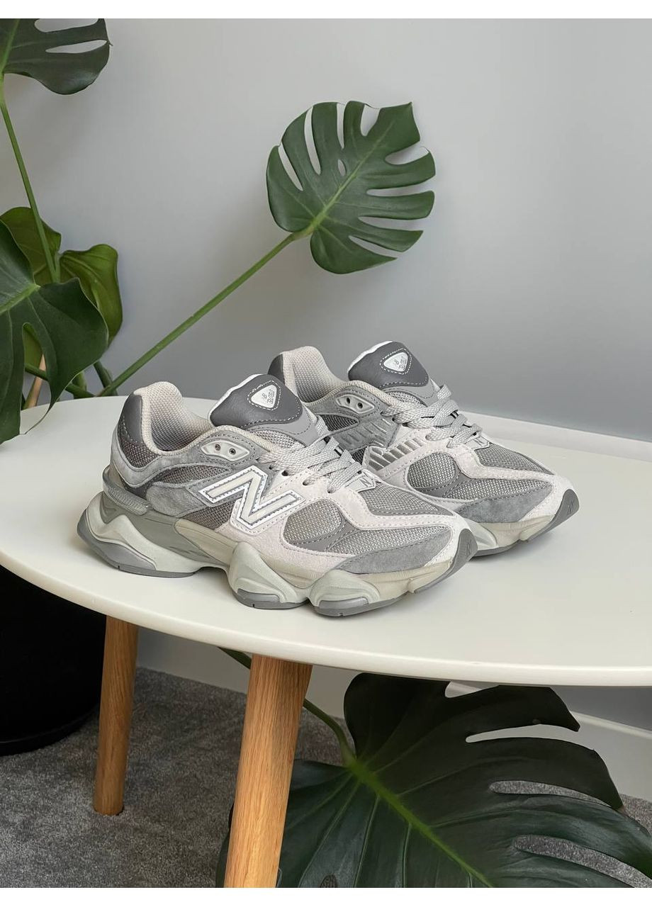 Кросівки жіночі і чоловічі New Balance 9060 shadow grey concrete silver | Нью Беланс 9060 сірі No Brand сірі демісезони (361668014)