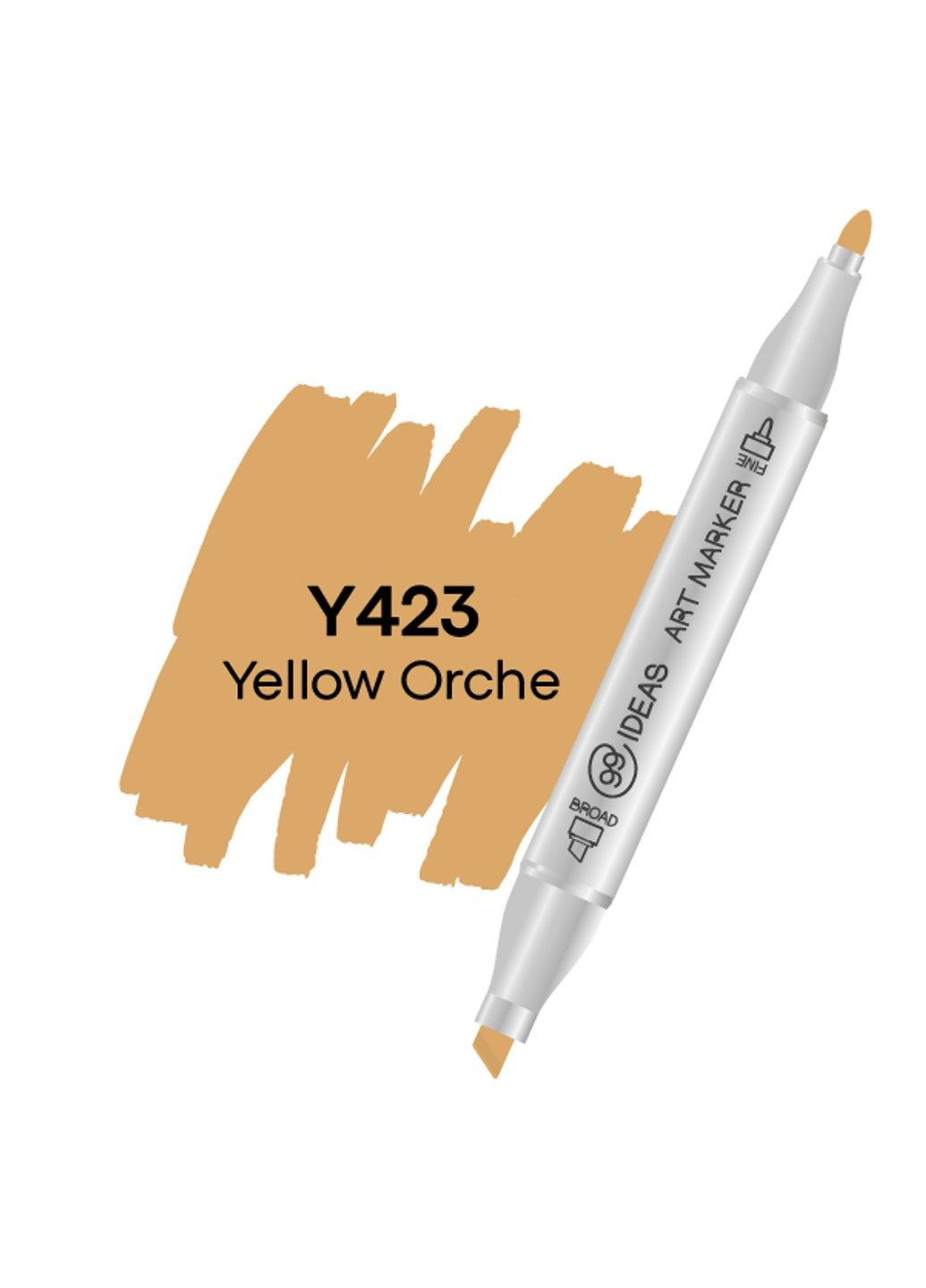 Маркер двосторонній Жовта охра, Y423, 99IDEAS (329143836)