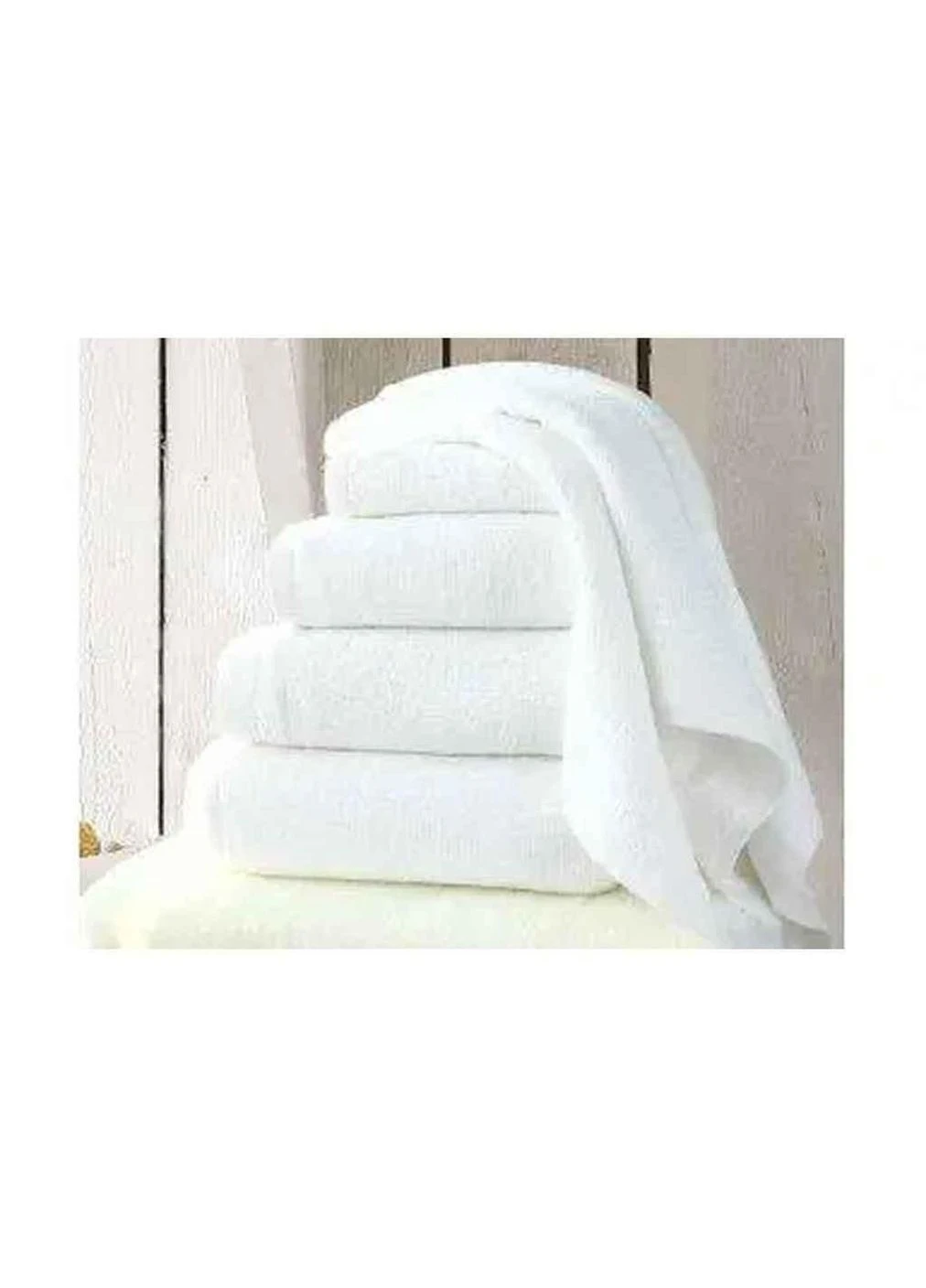 Полотенце 40*70 белое махровое (без бордюра) ТМ AISHA Aisha Home Textile комбинированный