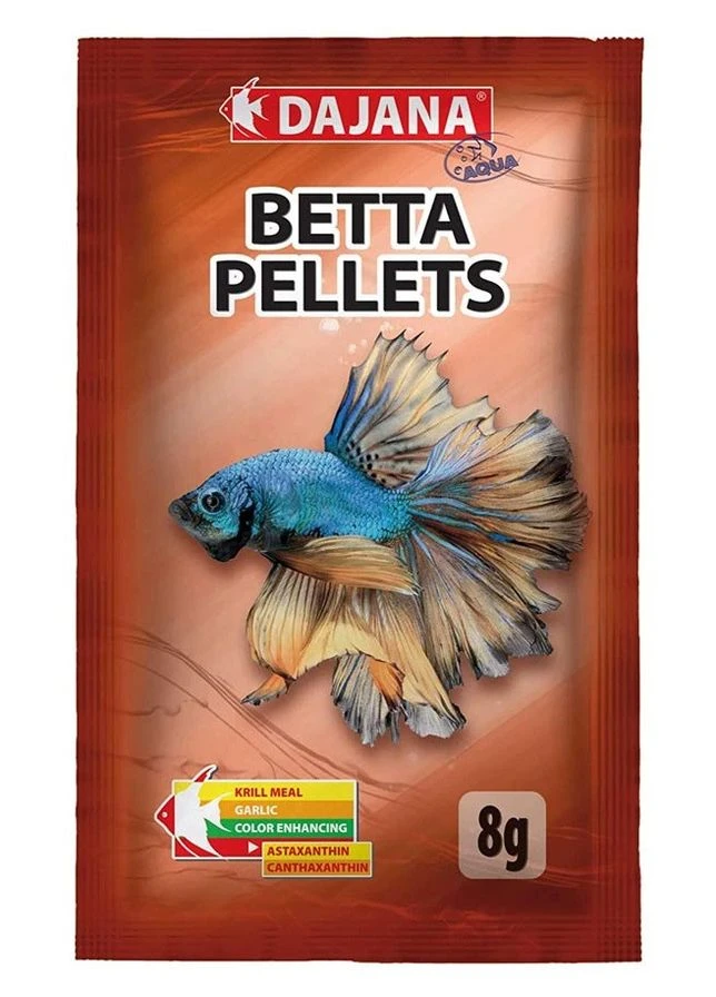 Корм для петушков и лабиринтовых рыб в гранулах Dajana BETTA PELETS 8 г (8594000258032) Dajana Pet (316226983)