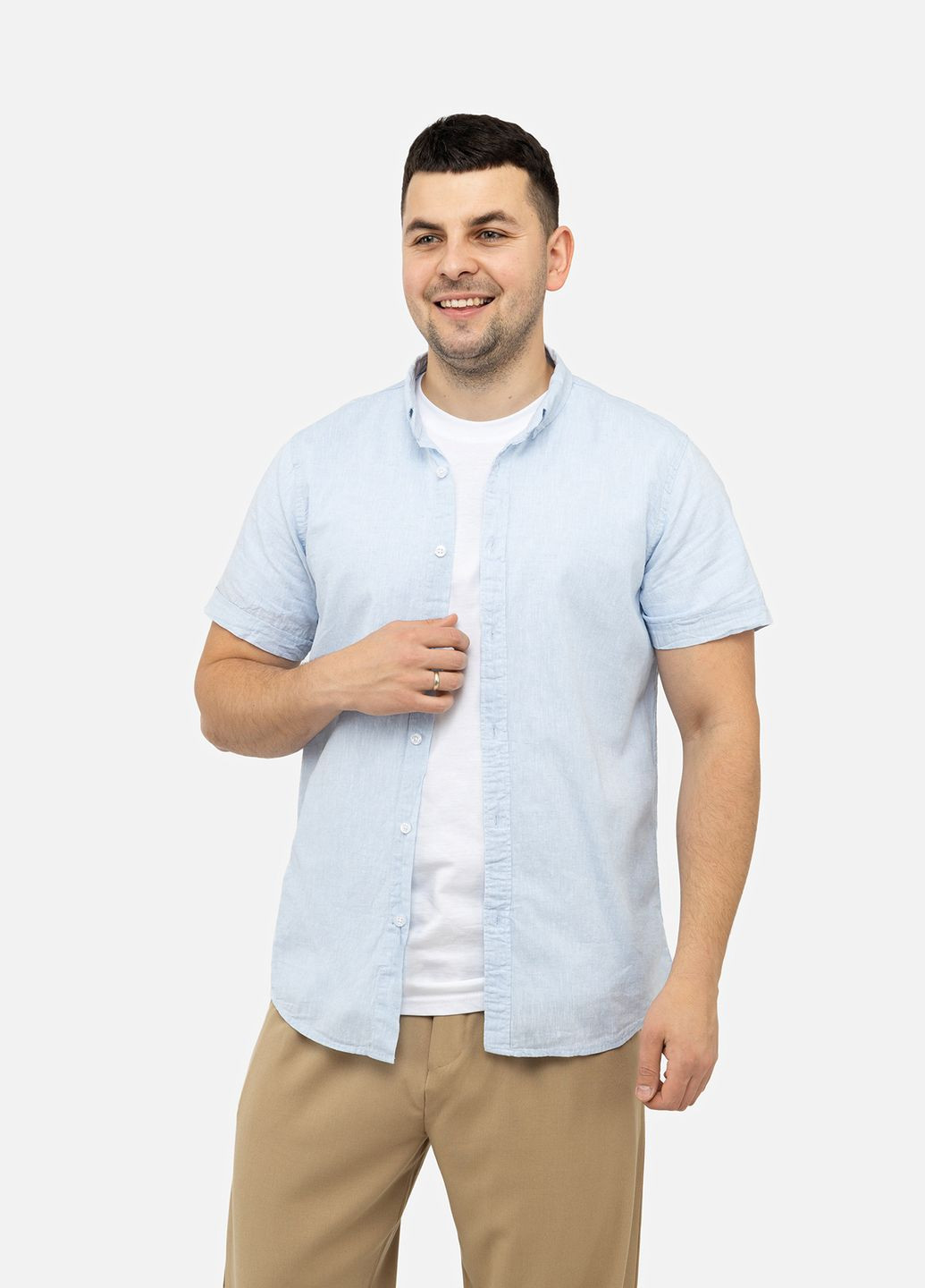 Голубой рубашка Figo