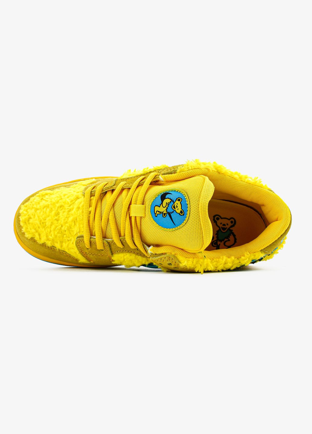 Жовті всесезон кросівки чоловічі і жіночі nike sb dunike low x grateful deadbears yellow | найк сб данк низькі жовті No Brand