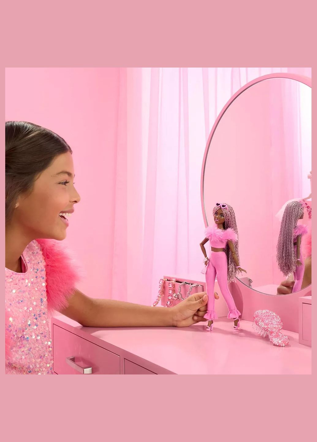 Кукла Barbiecore Модница в костюме с перьями (HYV28) Barbie (331164083)