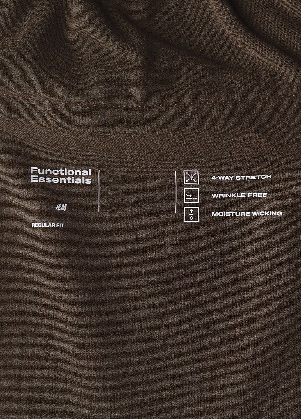 Темно-коричневые демисезонные брюки H&M