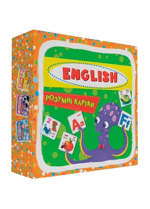 Розумні картки. English, 30 шт. () Кристал Бук F00021660 (328447267)