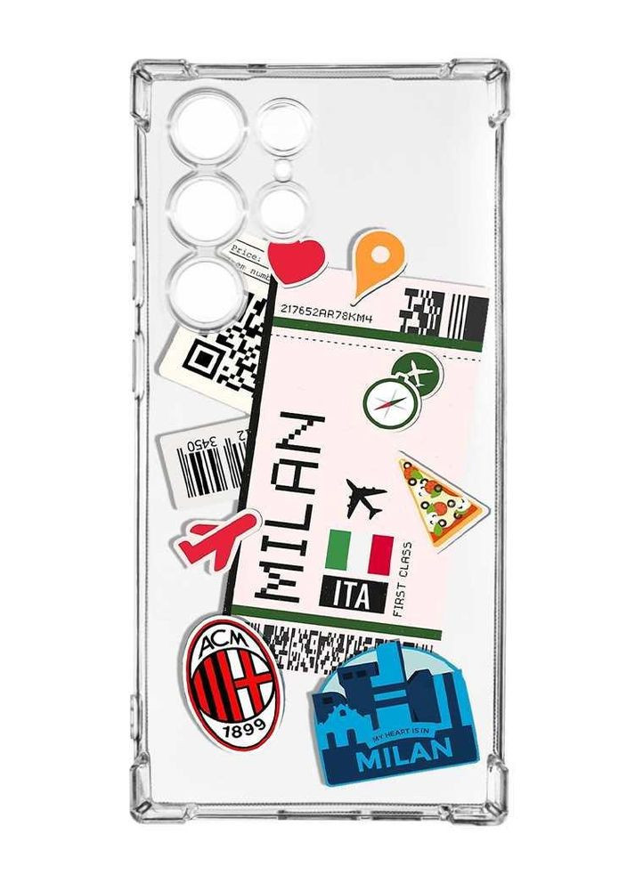 Чехол с утолщёнными углами на Samsung Galaxy S23 Ultra:: Путешествия. Италия (принт 325) Creative (360684993)