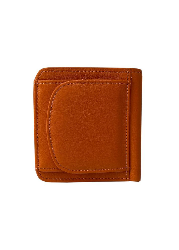 Жіночий шкіряний міні-гаманець Contatto 1858S-D RFID — помаранчевий Tony Perotti (370051058)