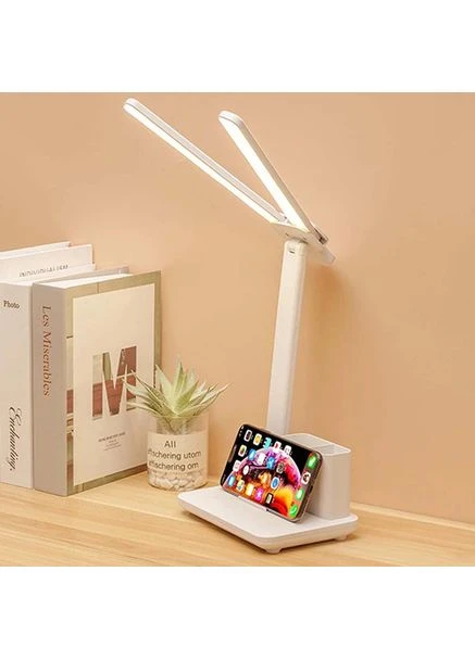 Акумуляторна настільна LED лампа SN-39 з органайзером, 4000mAh, White VHG (338221073)