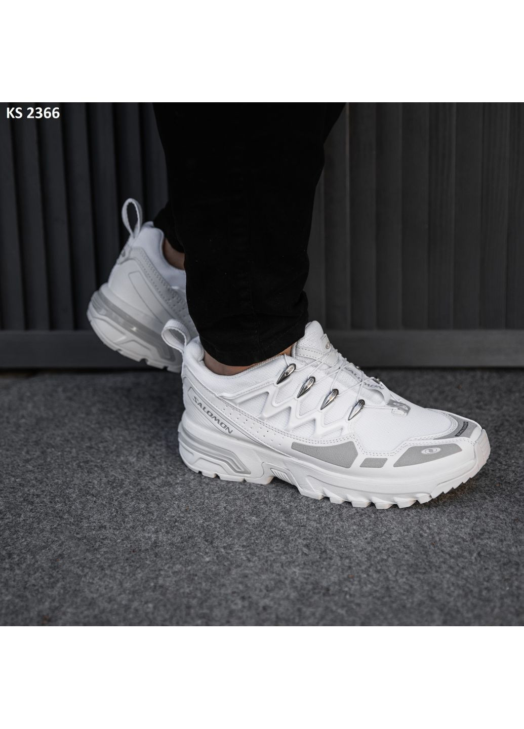 КРОСІВКИ ЖІНОЧІ SALOMON ACS PRO ADVANCED WHITE САЛОМОН No Brand білі демісезони (369392149)