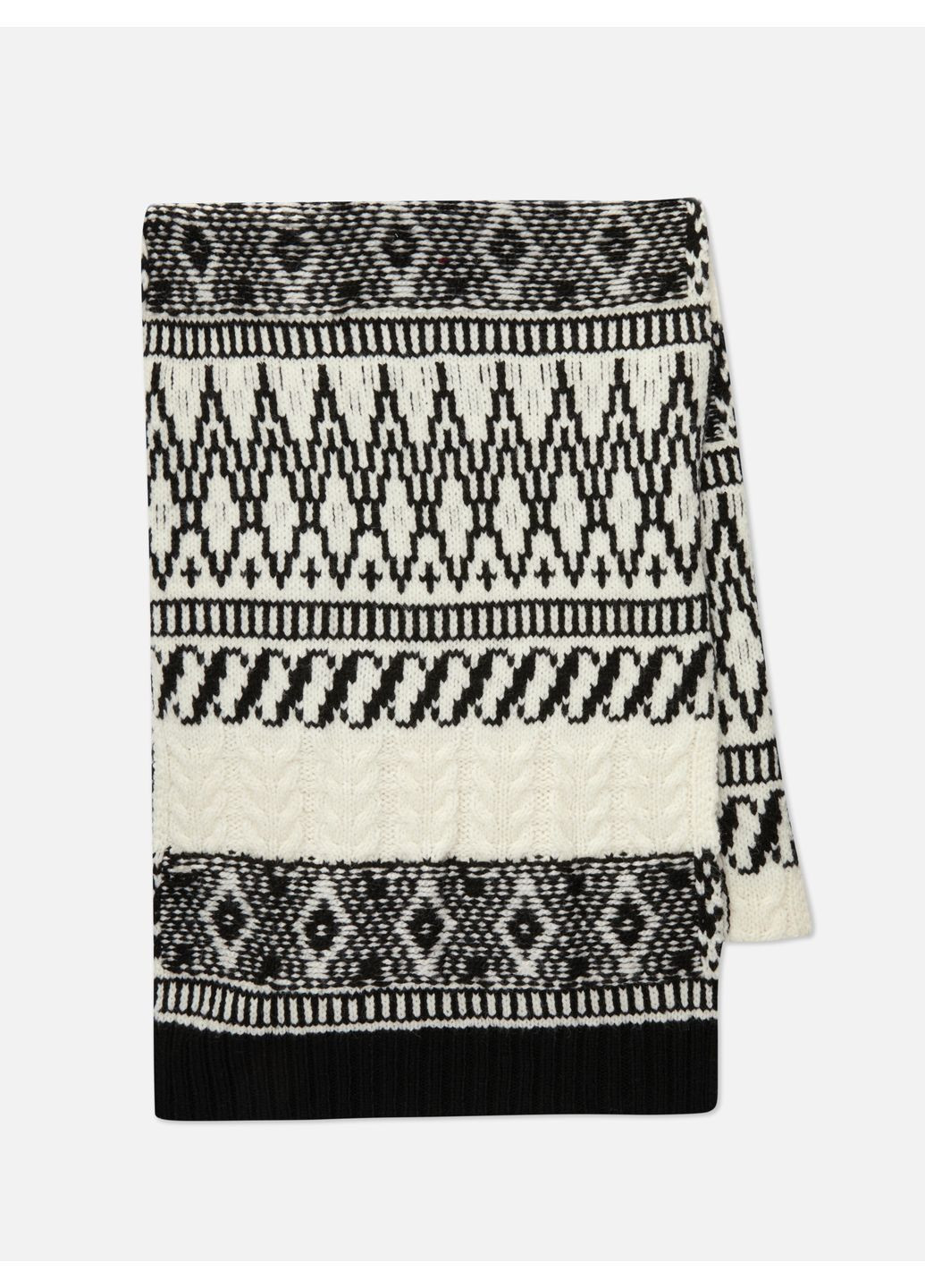 Шарф,білий-чорний, Primark (368994844)