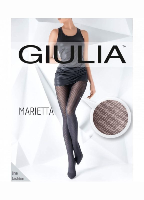 Фантазийные колготки средняя посадка MARIETTA 60 (16) Giulia (313426572)