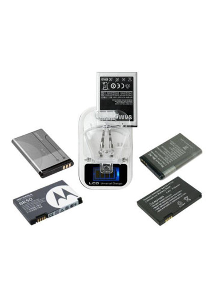 Універсальний зарядний пристрій для акумуляторів з дисплеєм (жабка) (508342) Clefers (300694480)