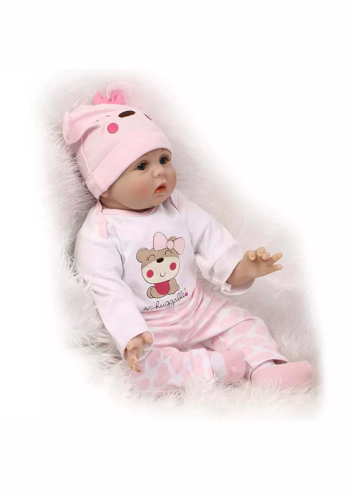 Реалистичная Кукла Реборн Девочка Долли 55 см Reborn (304545976)