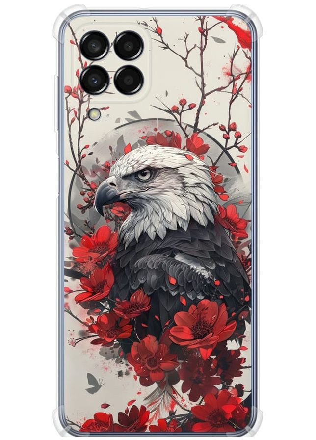 Силикон с усиленными углами чехол 'Рубиновый орел' для Endorphone Samsung Galaxy M33 M336B (291132118)