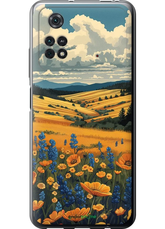 Чехол на Xiaomi Poco M4 Pro Украинское поле "6082u-2592-70447" Endorphone (377034135)