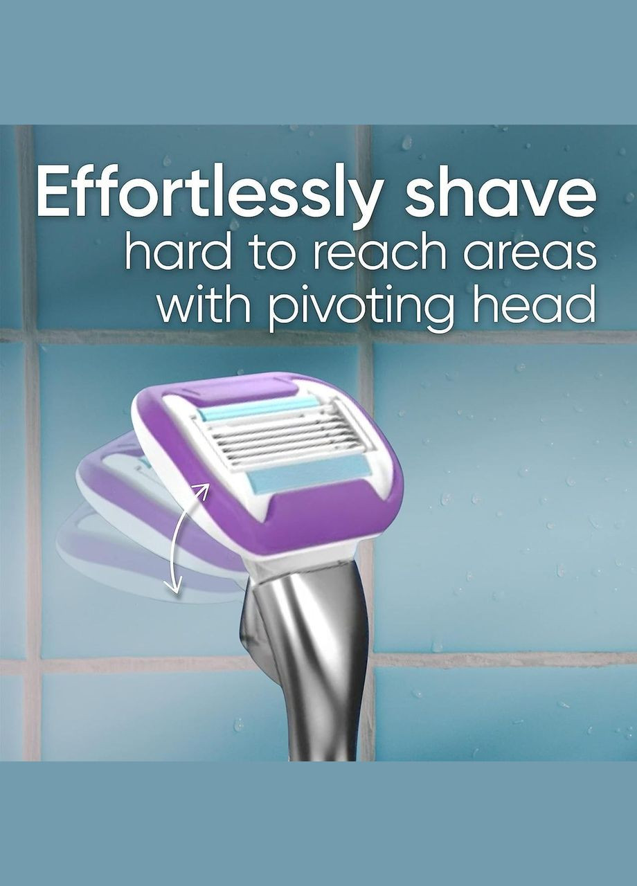 Станок для гоління жіночий (Бритва) Venus Deluxe Smooth Platinum з 1 змінним картриджем Gillette (346493586)