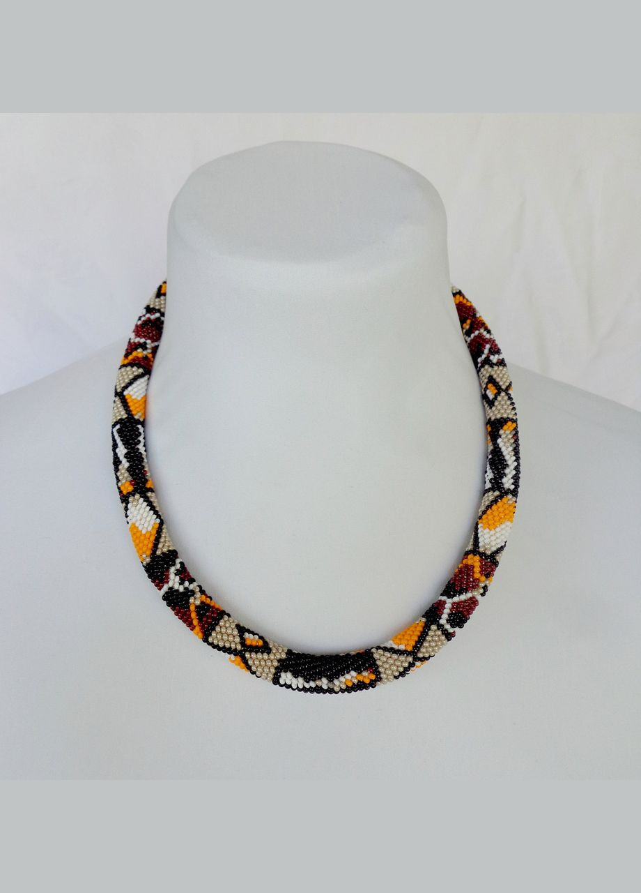 Жгут из бисера ручной работы с принтом зебры и жирафа "Африка" No Brand (358224243)