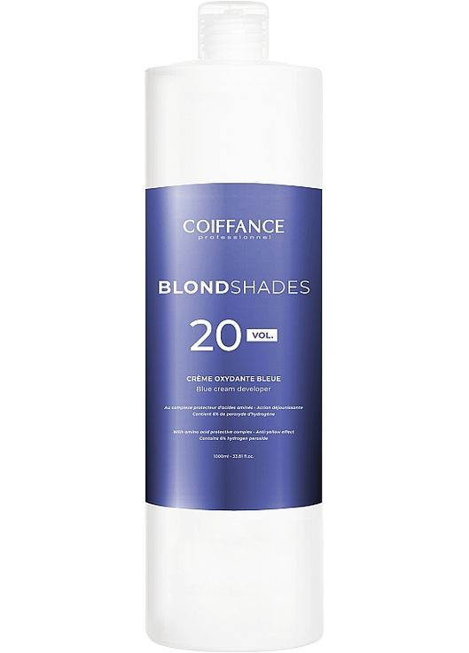 Окислитель Blondshades 20 Vol Blue Cream Developer 1000ml (1210885-187674) Coiffance Professionnel (368601061)