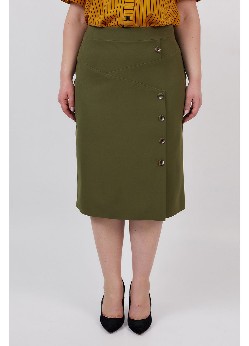 Спідниця прямого силуету з костюмної тканини All Posa (ap100534p) A'll Posa (360920038)