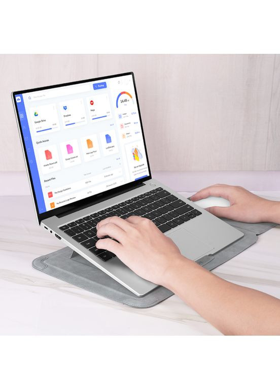 Сумка для ноутбука GT5 Delight 14 дюймів із підставкою та магнітною застібкою Hoco (358894657)