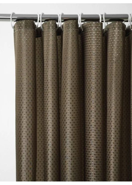 Штора для ванной Ткань Пика 180*180 см коричневая No Brand (362492992)