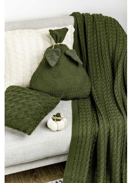 Плед Happy Fall Kosa Зелений 130х170 см (7142) Прованс (362135021)