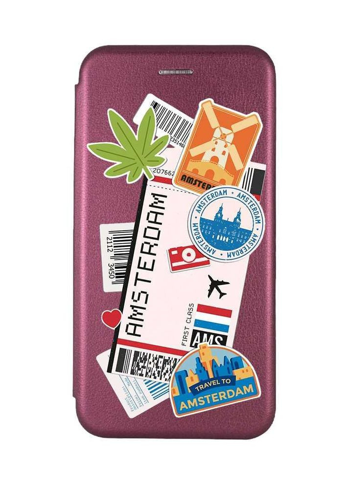 Чехол-книжка с рисунком для Samsung Galaxy A35 (A356):: Путешествия. Амстердам (принт 327) CASE CONTROL (360707808)