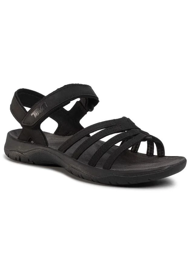 Черные женские сандалии elzada sandal lea 1099273 черные на липучках Teva на липучке