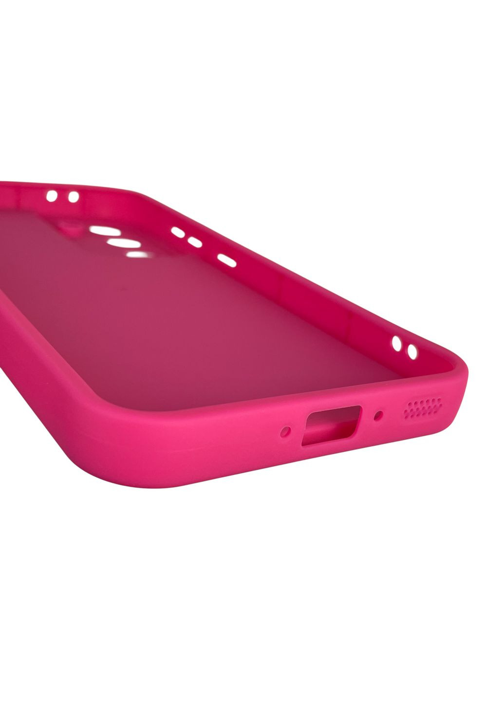 Чохол силіконовий Soft Touch з 3D принтом для Galaxy A56 (SM-A566B) малиновий (Повний захист камери) Samsung (373670640)