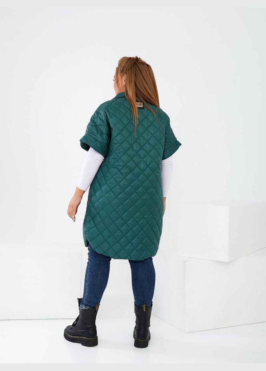 Женский стеганый жилет на синтепоне молочного цвета New Trend (304647335)