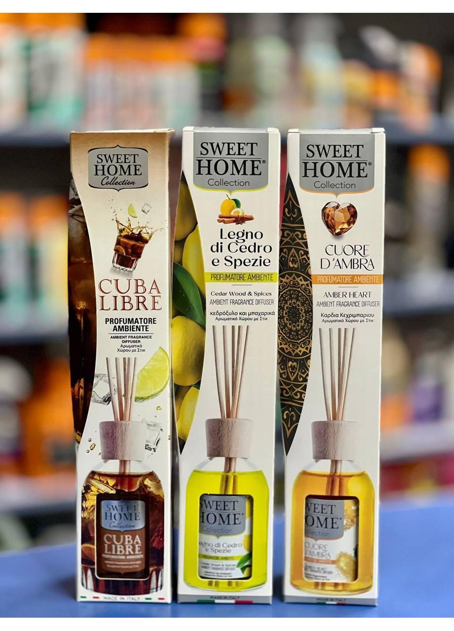 Аромадифузор Cedar Wood & Spices 100мл Кедровое дерево и специи Sweet Home (360786890)