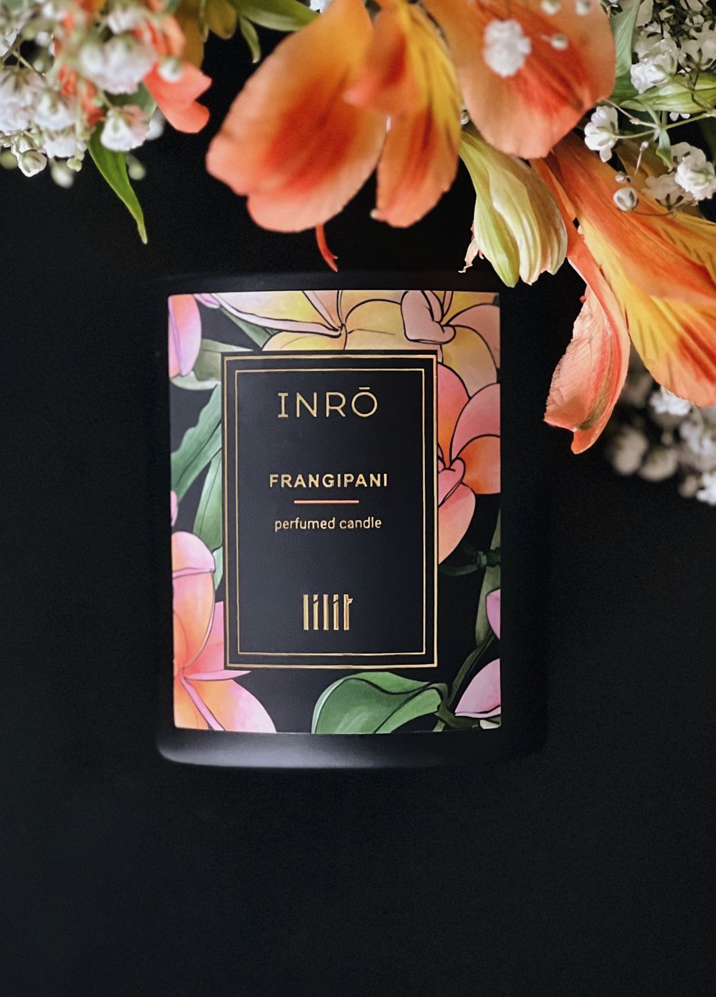 Парфюмированная свеча “FRANGIPANI” с цветочным ароматом 250 мл INRO (280898830)