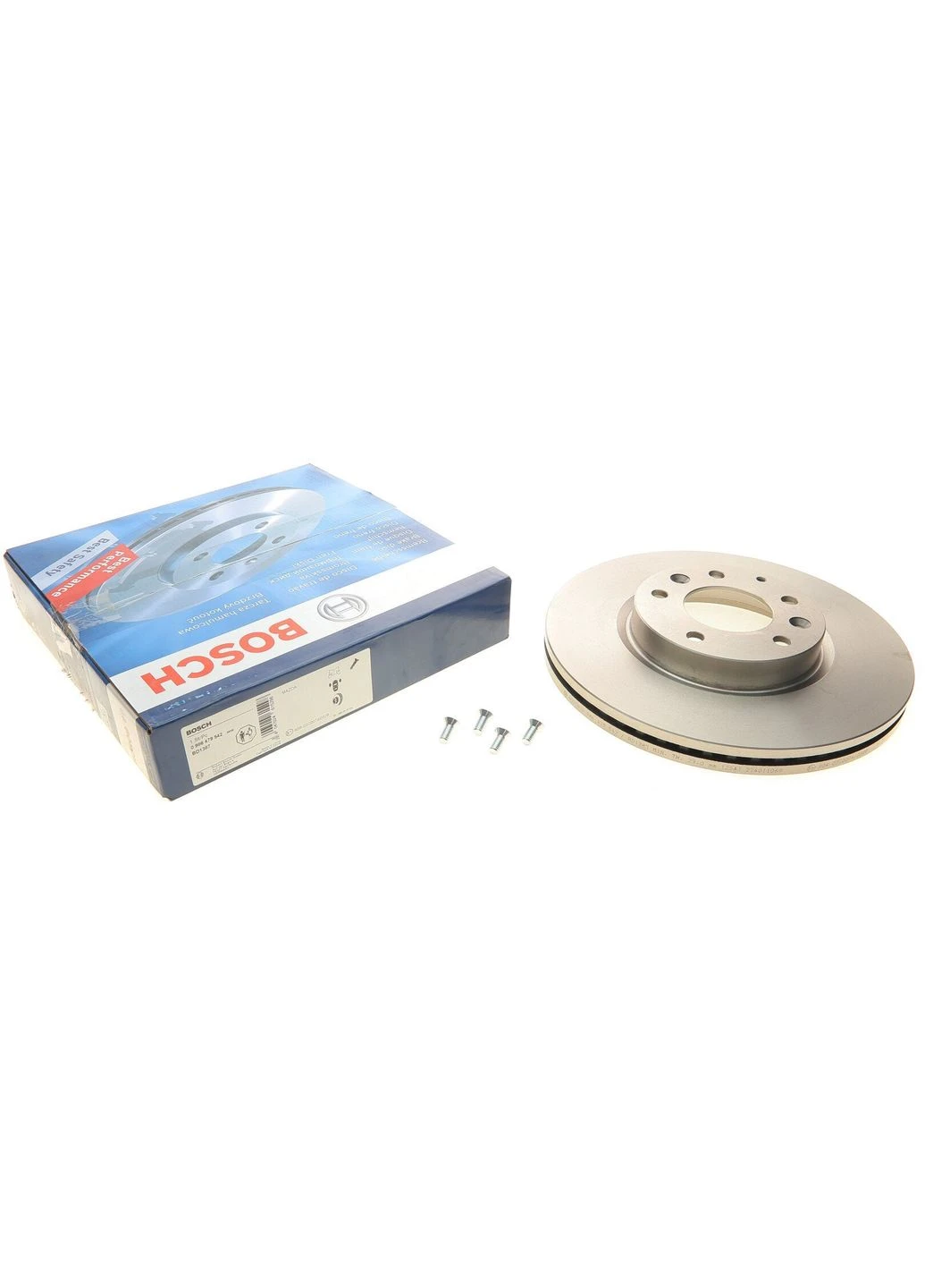 Диск тормозной (передний) Mazda 6 07-13 (299x25) (с покрытием) (вентил).) 0 986 479 542 UA63 Bosch (366181516)