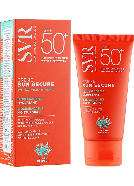 Солнцезащитный крем Sun Secure Biodegradable Moisturizing Cream 50ml (926675-79623) SVR (368645349)