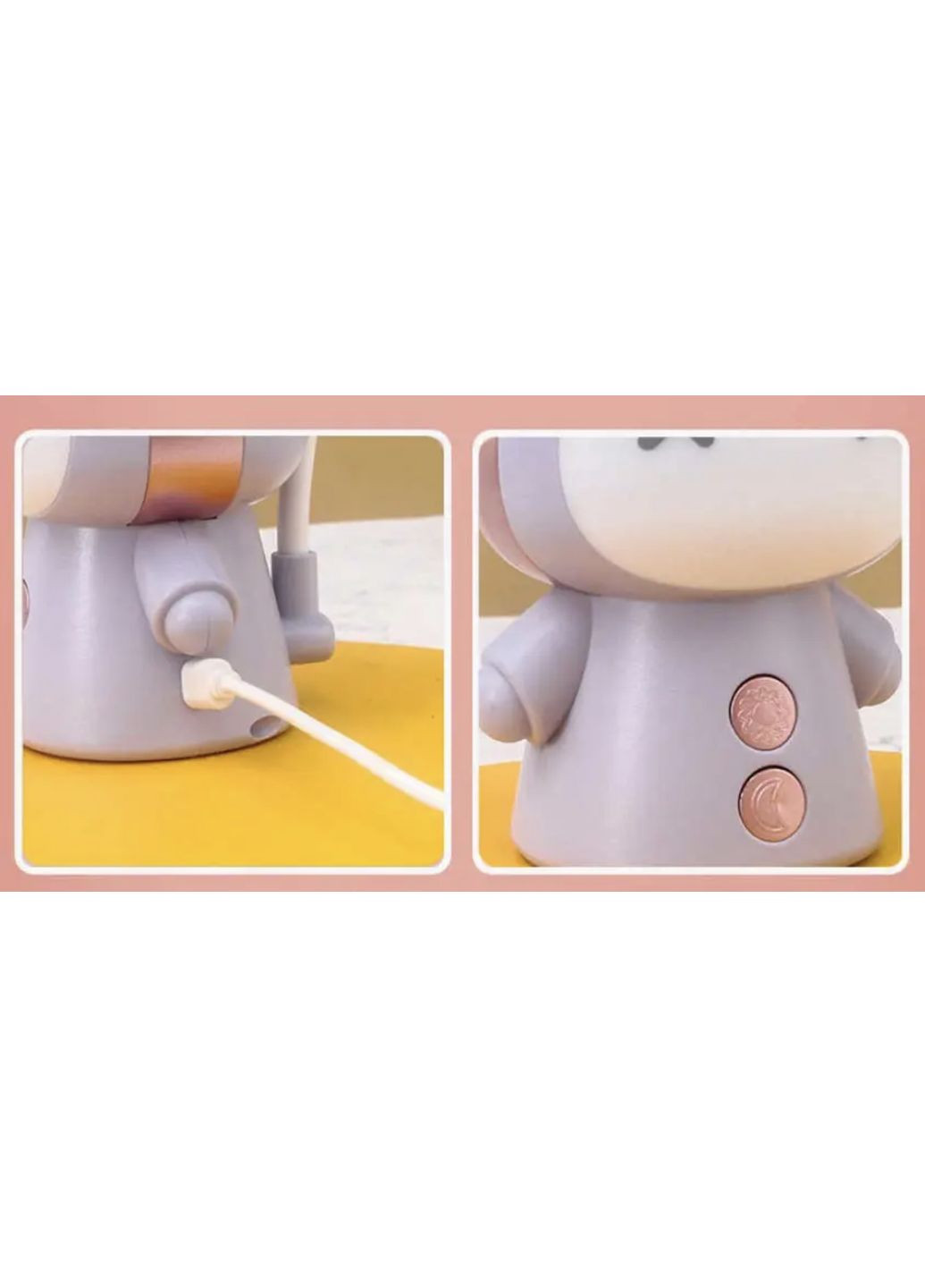 Ночник светодиодный Rabbit Purple No Brand (366303851)