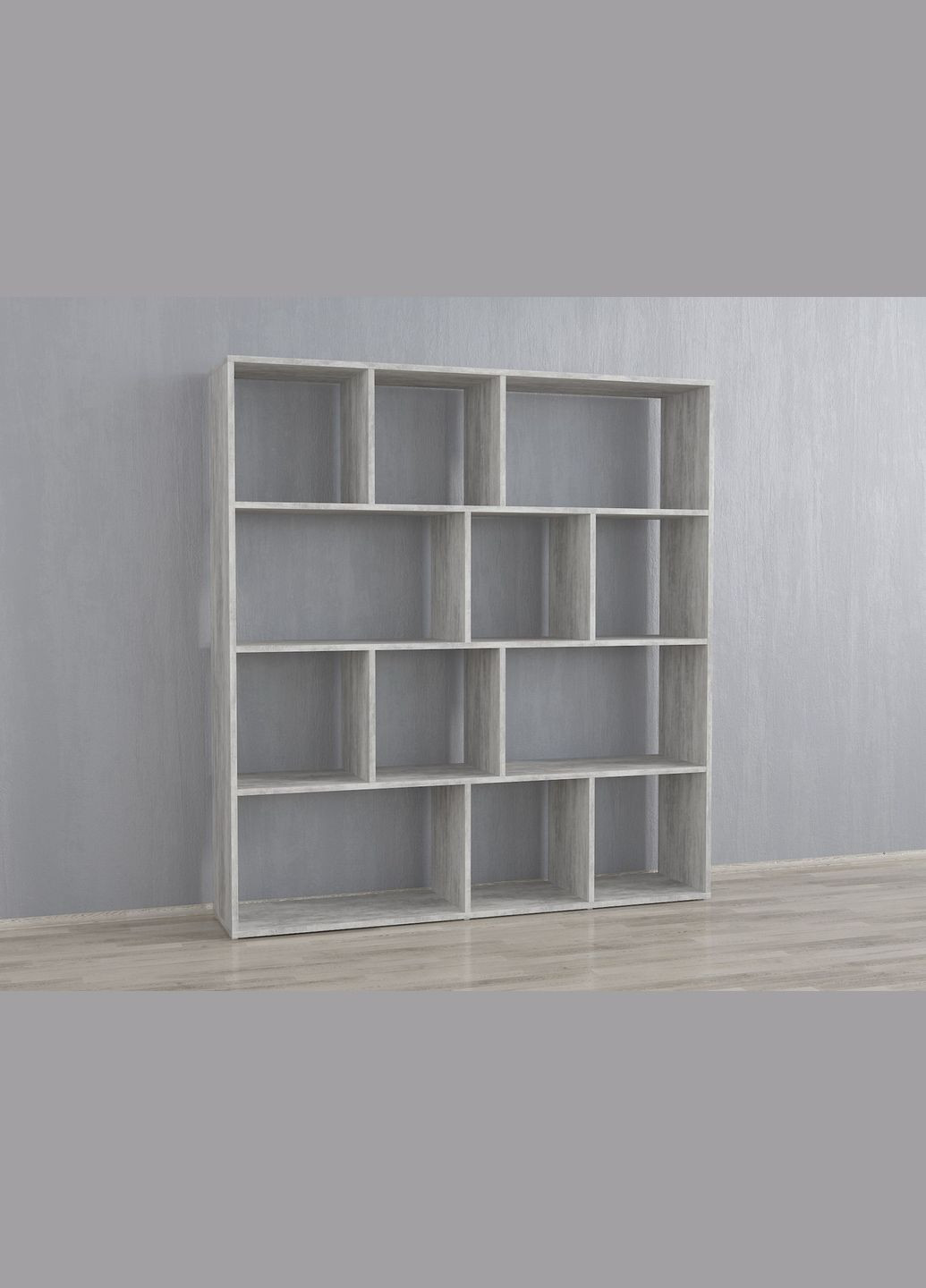 Стеллаж, перегородка для комнаты Id 0083 Бетон Ш 1316 / В 1430 / Г 290 MORELI (312232413)